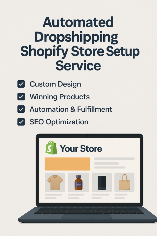 Automated Dropshipping Shopify Store Setup Service