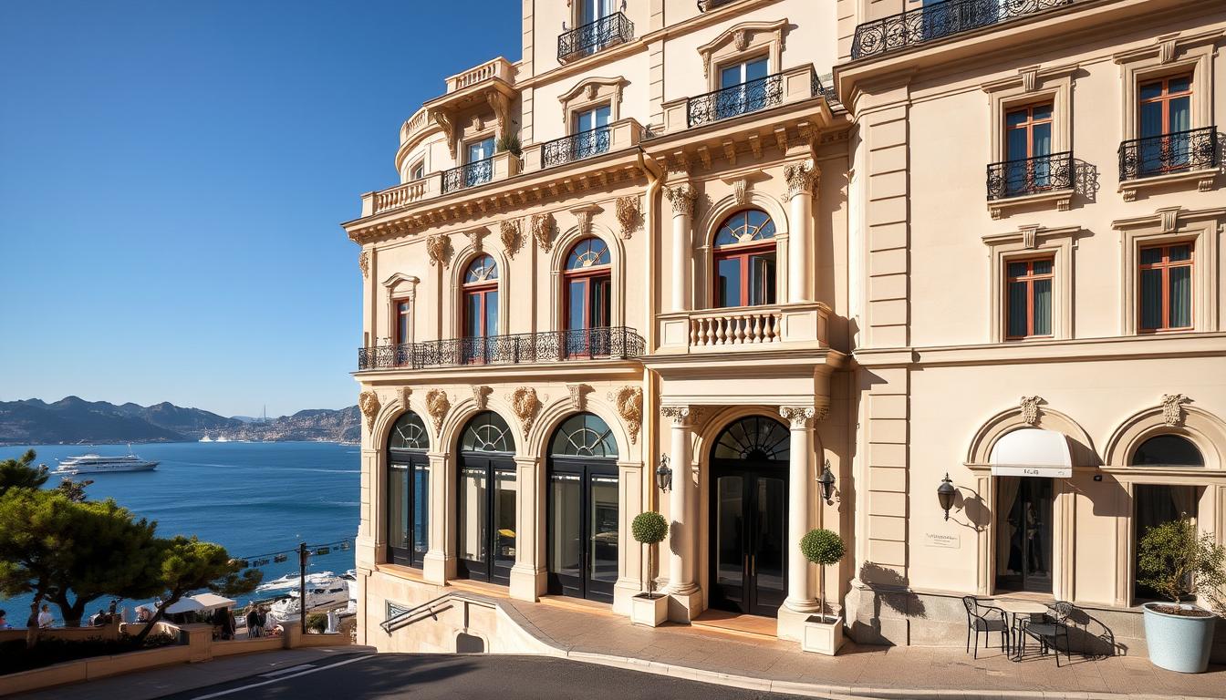 Hôtel Hermitage Monte-Carlo with its Belle Epoque architecture and views of Monaco harbor, one of the top 10 luxury hotels in Europe