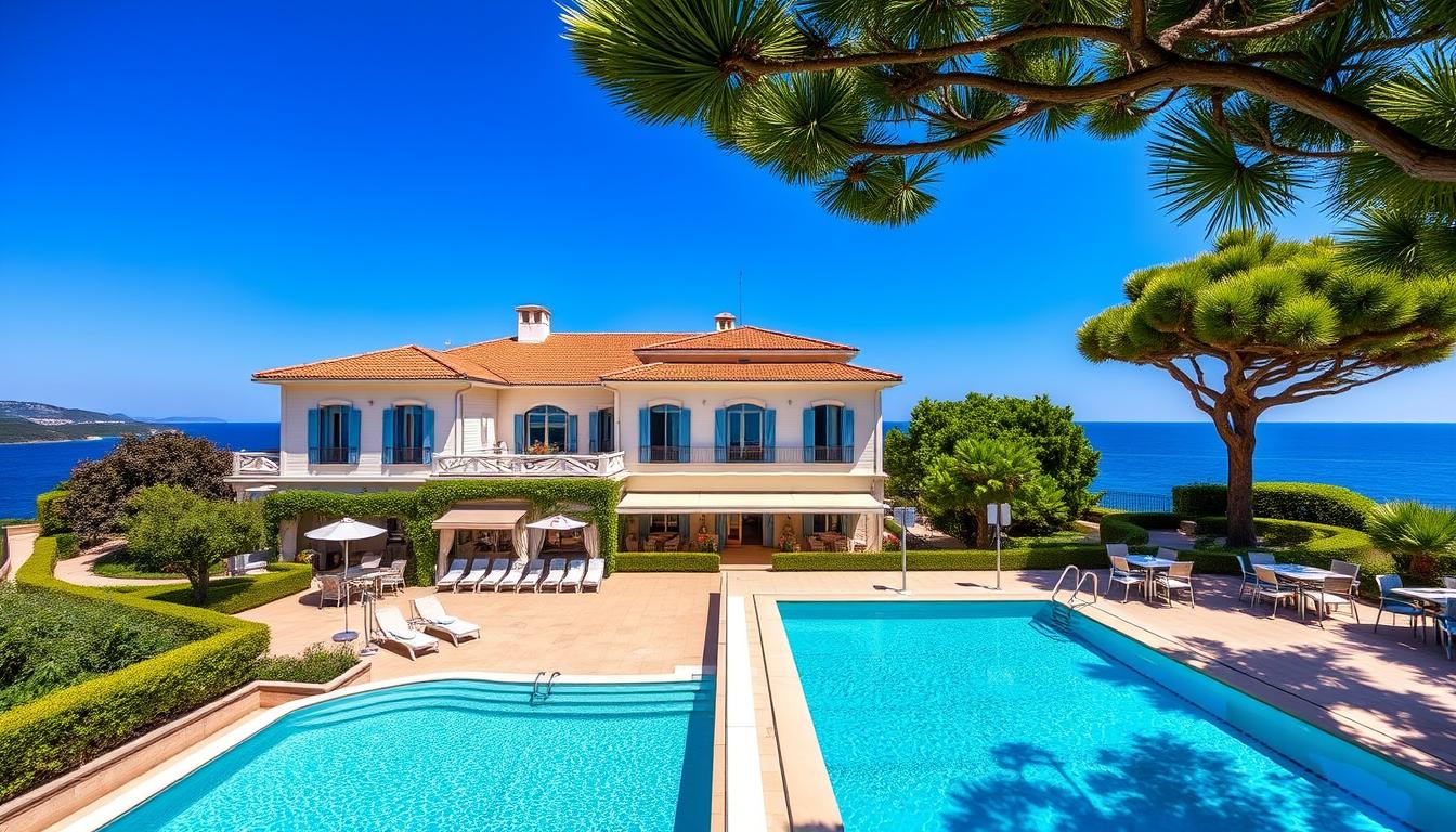 Hotel Royal-Riviera on the French Riviera with its azure pool and Mediterranean views, one of the top 10 luxury hotels in Europe