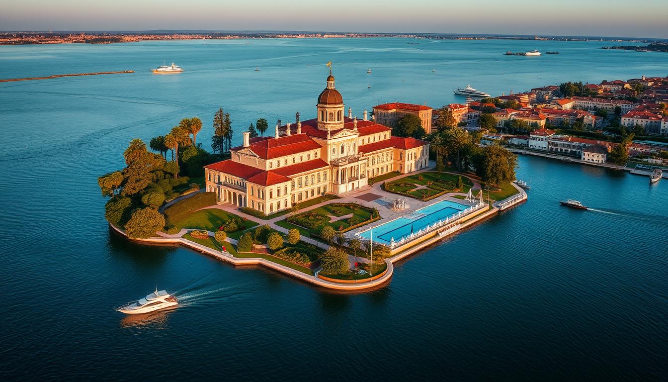 San Clemente Palace Kempinski on its private Venetian island, recognized as one of the top 10 luxury hotels in Europe